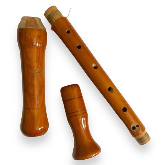 Handmade Germany Johannes-Adler Magnamusic Wood Recorder A:440 Original Box - Picture 5 of 16